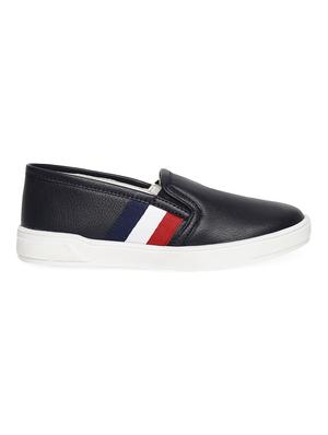 blue leatherette slip on sneaker - 14268499 - Standard Image - 2