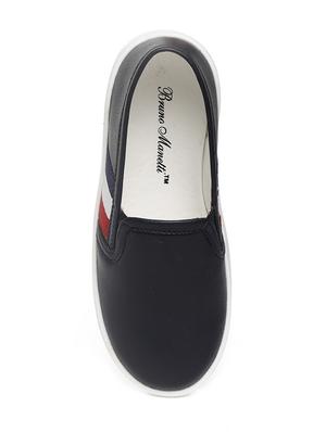 blue leatherette slip on sneaker - 14268499 - Standard Image - 4