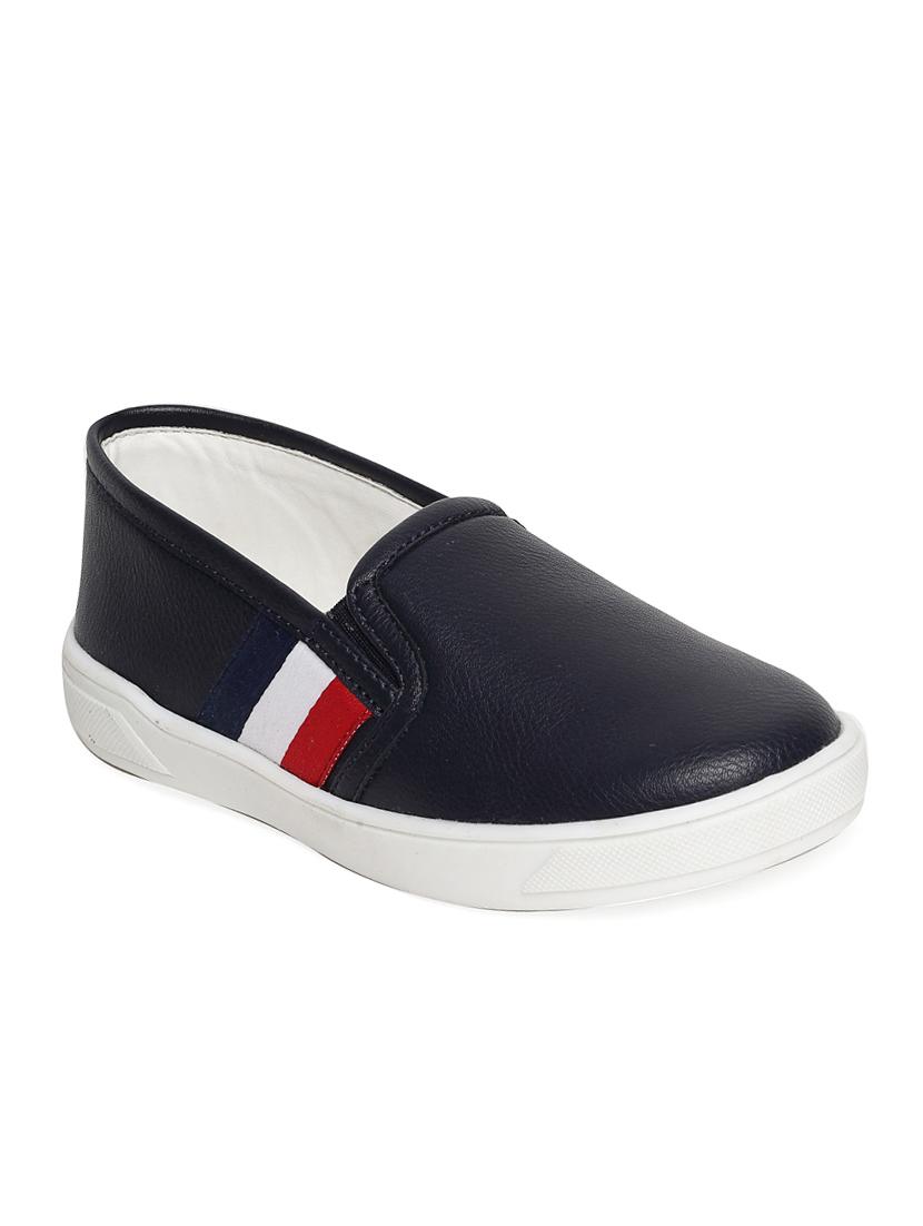 blue leatherette slip on sneaker - 14268499 - Zoom Image - 1