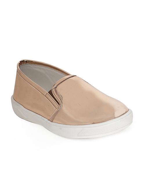 pink leatherette slip on sneaker - 14268501 - Standard Image - 1