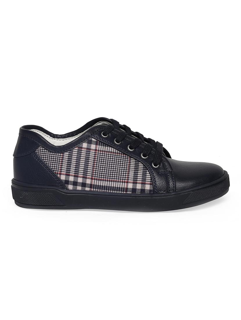 blue leatherette lace up sneaker - 14268508 - Zoom Image - 2