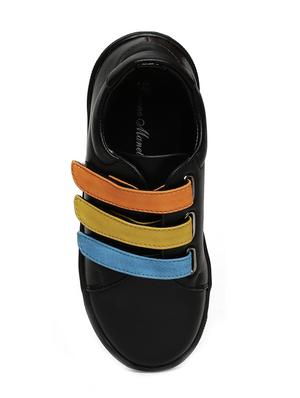 black leatherette slip on sneaker - 14268518 - Standard Image - 4