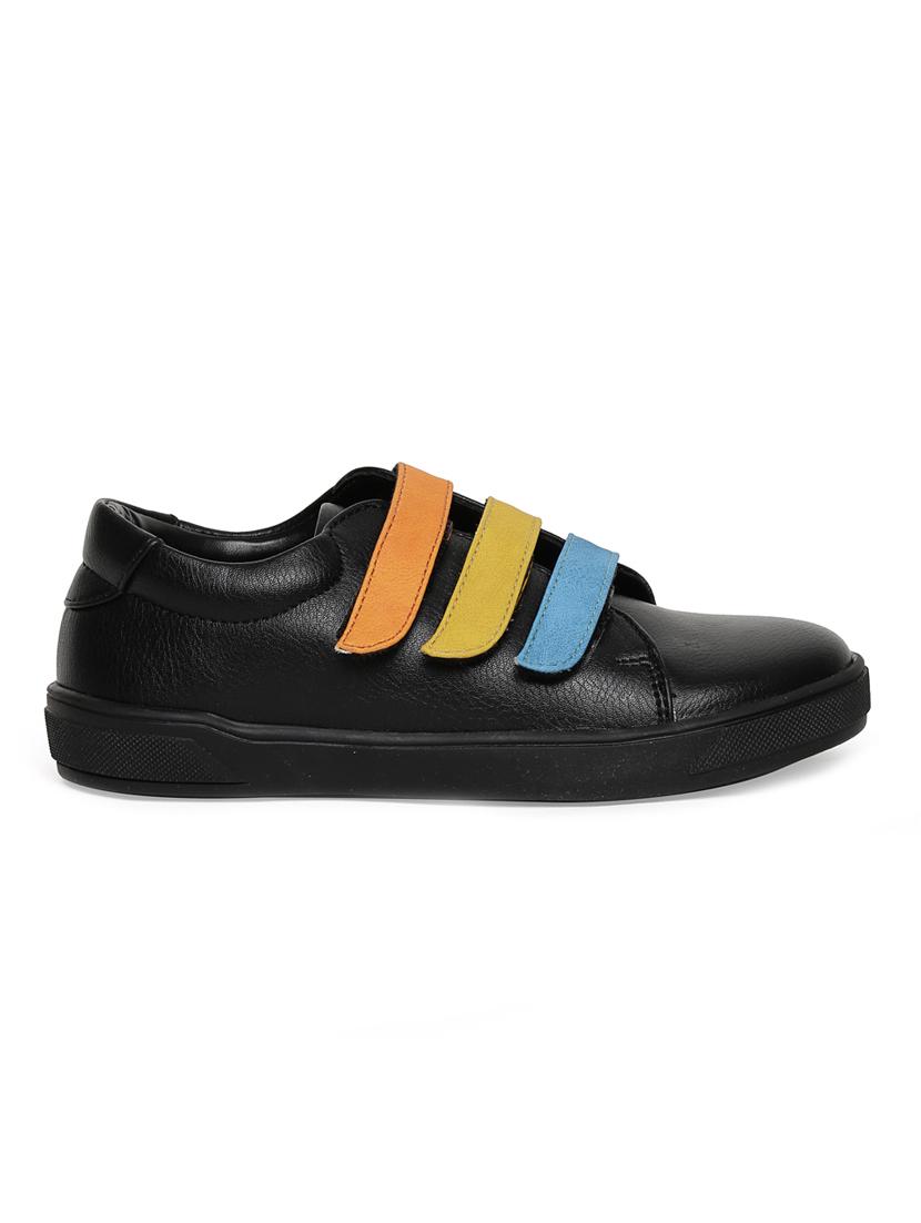 black leatherette slip on sneaker - 14268518 - Zoom Image - 2
