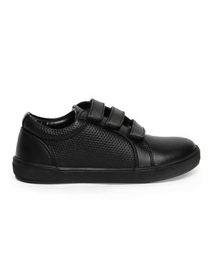 black leatherette slip on sneaker - 14268519 - Standard Image - 2