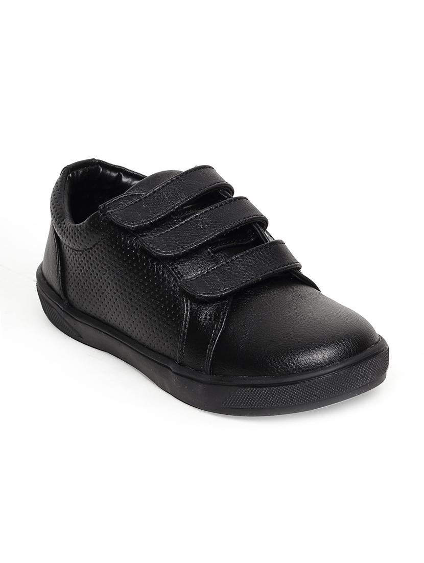 black leatherette slip on sneaker - 14268519 - Zoom Image - 1