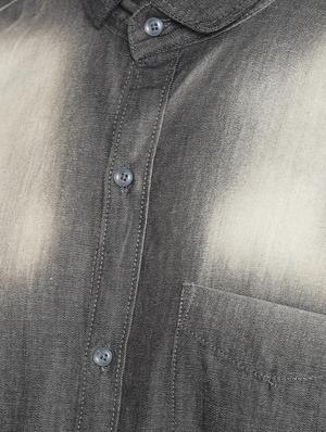grey cotton casual shirt - 14270427 - Standard Image - 4