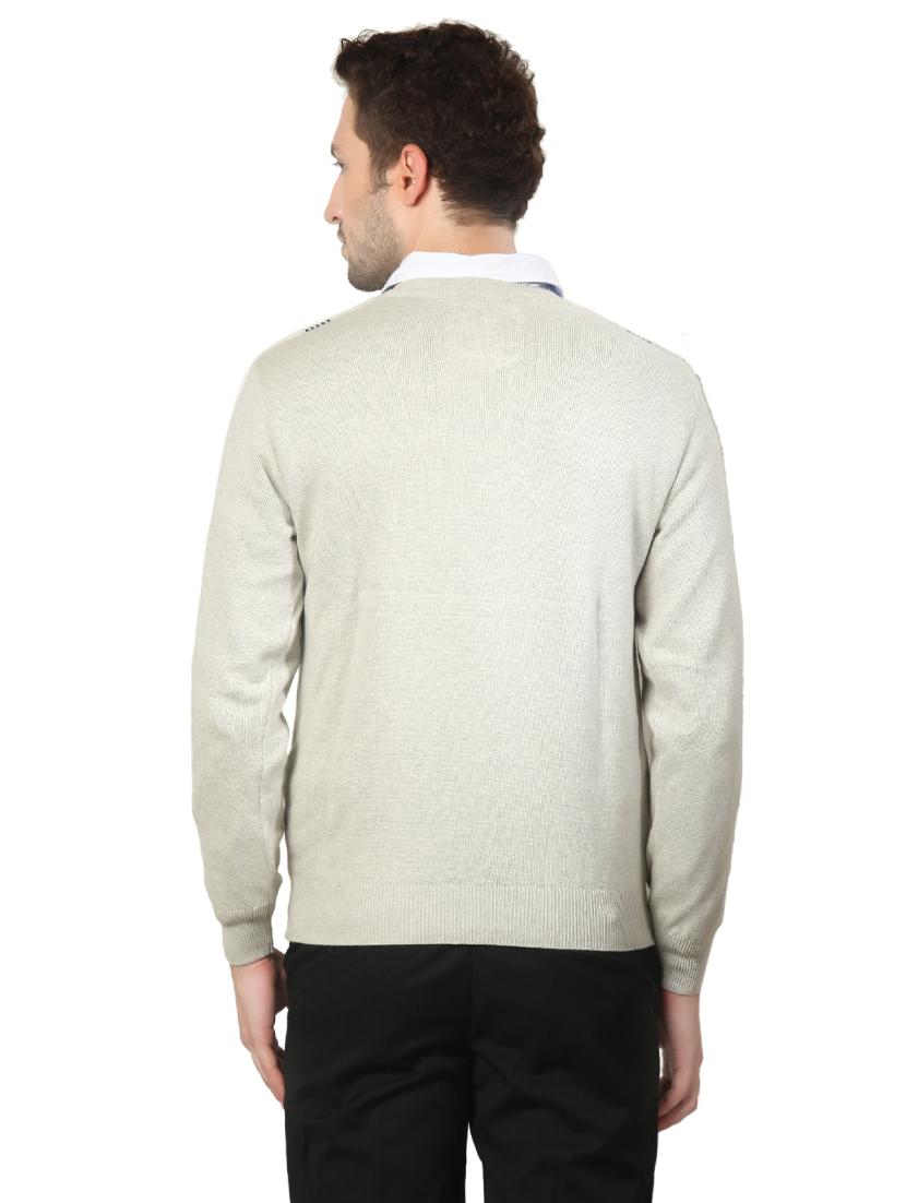 grey cotton pullover - 14272336 - Zoom Image - 3