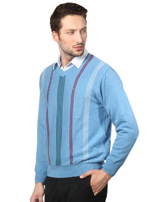 blue cotton pullover - 14272338 - Standard Image - 2
