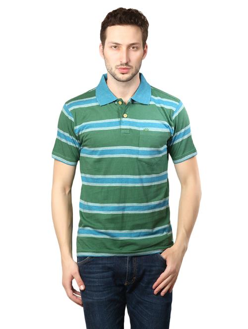 green cotton t-shirt - 14272383 - Standard Image - 1