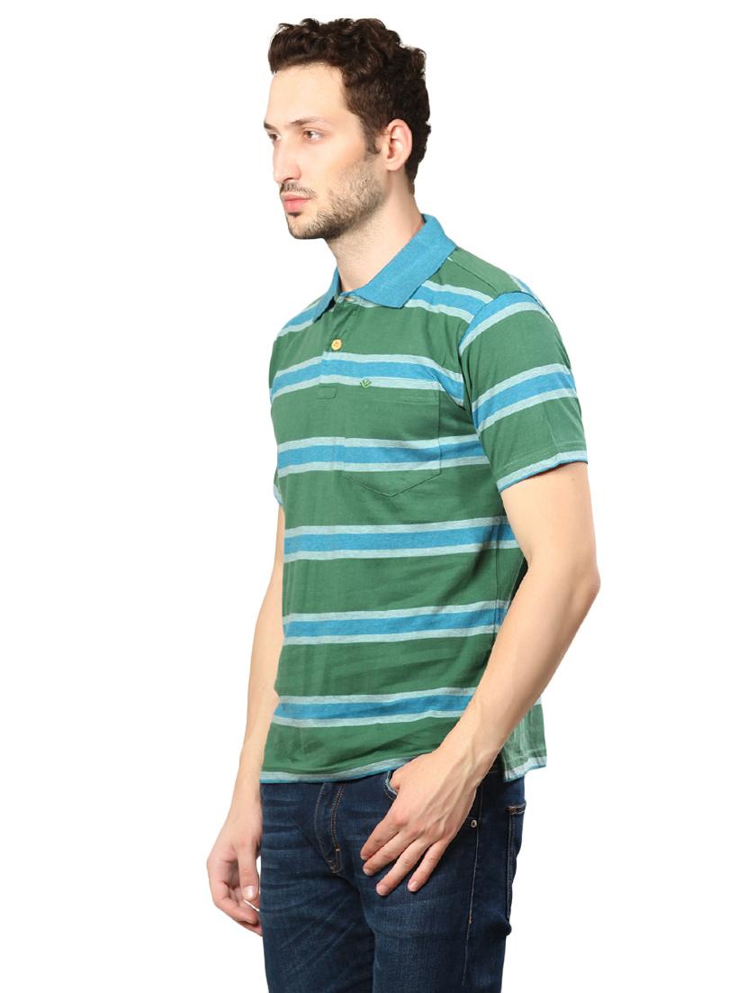 green cotton t-shirt - 14272383 - Zoom Image - 2