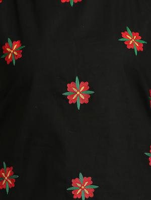 kaanchie nanggia black cotton assymmetric top - 14315963 - Standard Image - 4