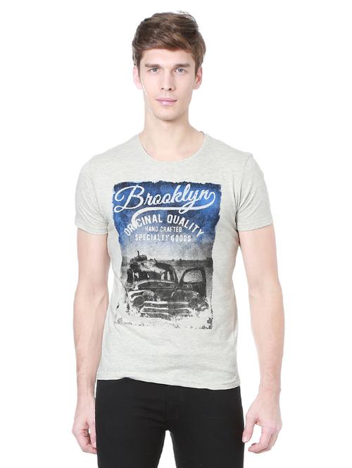 grey cotton t-shirt - 14316161 - Very Small Image - 1