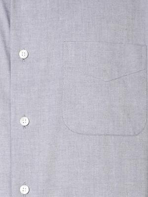 grey cotton formal shirt - 14320937 - Standard Image - 3