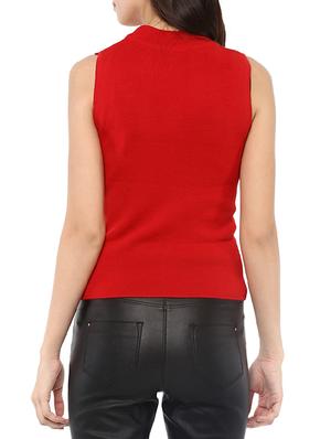 red woollen pullover - 14321773 - Standard Image - 3