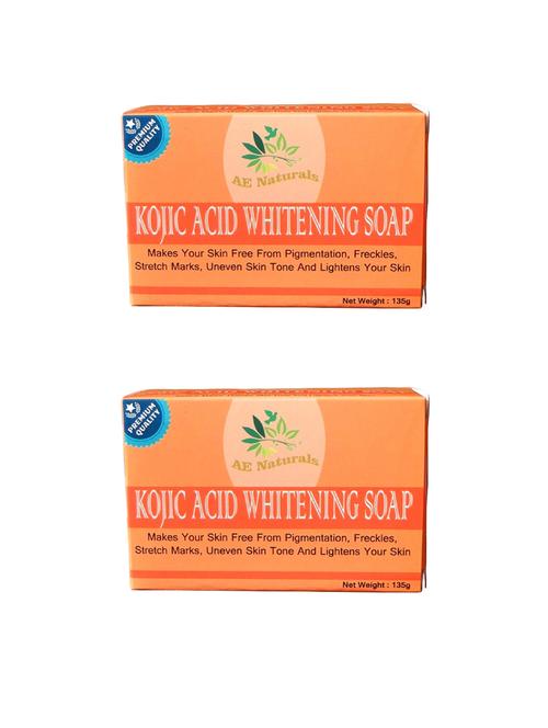 ae naturals premium kojic acid soap for skin whitening 2x135g - 14321928 - Standard Image - 1