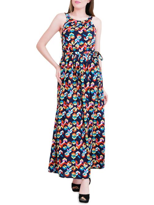 halter neck gathered maxi dress - 14321979 - Very Small Image - 1