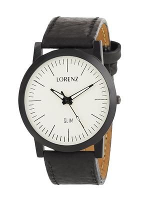 lorenz mk-2627a white & black slim edition watches combo for men - 14322107 - Standard Image - 3