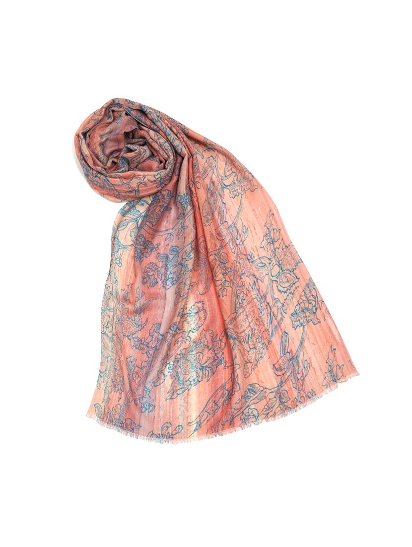 multi colored woollen stole - 14322293 - Zoom Image - 2