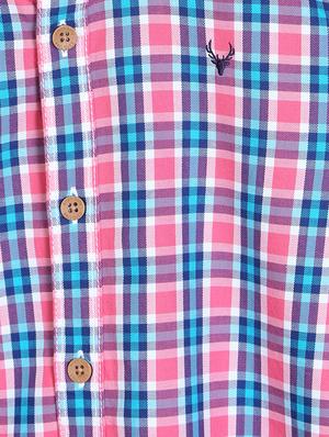 roll up sleeved checkered shirt - 14323284 - Standard Image - 3