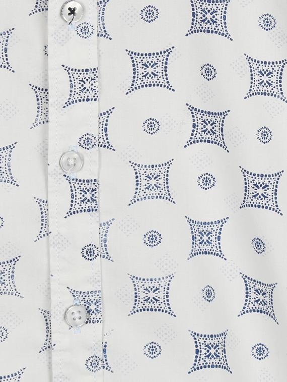 white cotton shirt - 14323310 - Zoom Image - 3