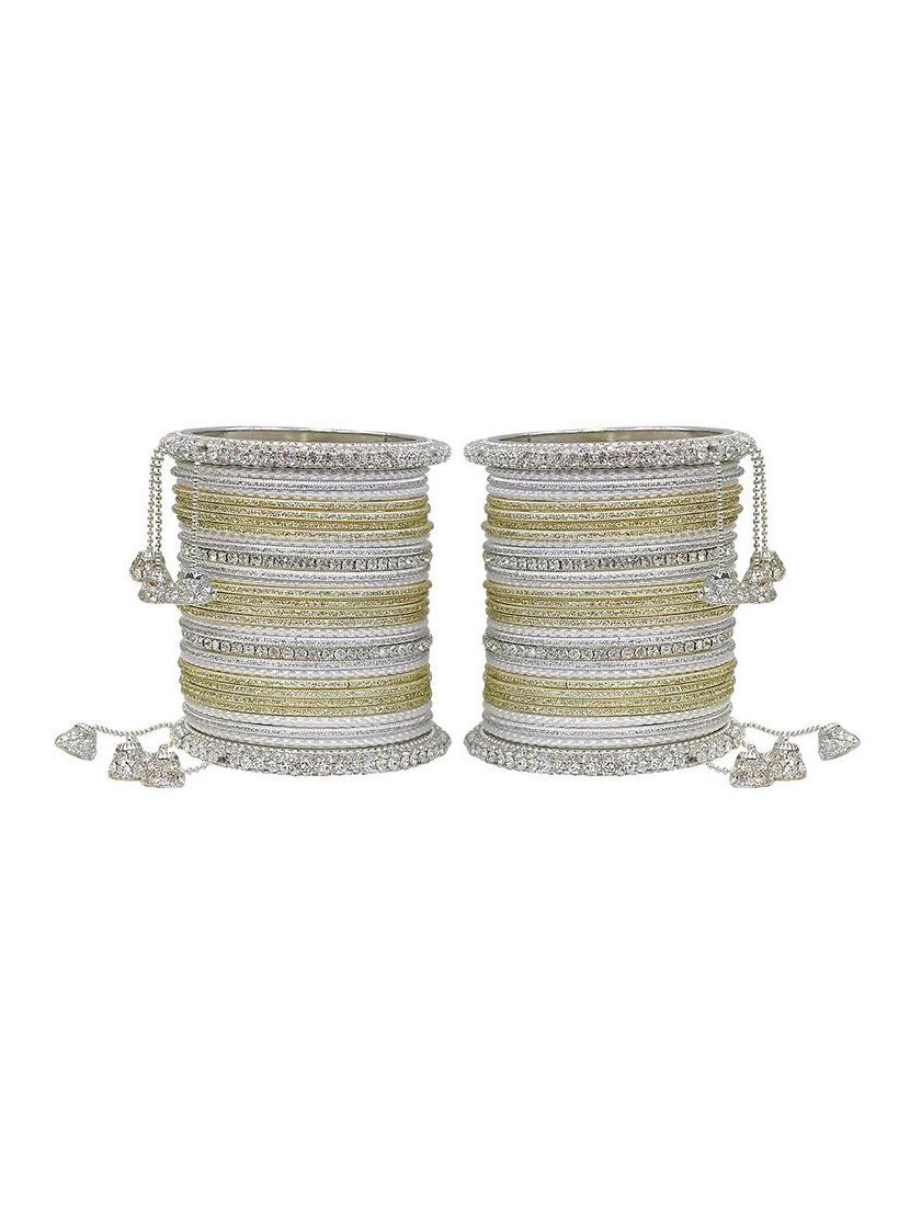 silver metal bangles - 14323724 - Zoom Image - 1