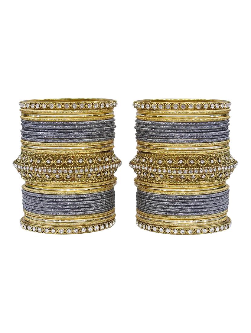 grey metal bangles - 14323740 - Zoom Image - 1