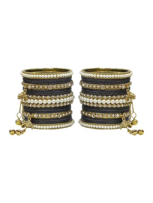 black gold tone bangle - 14323814 - Standard Image - 1
