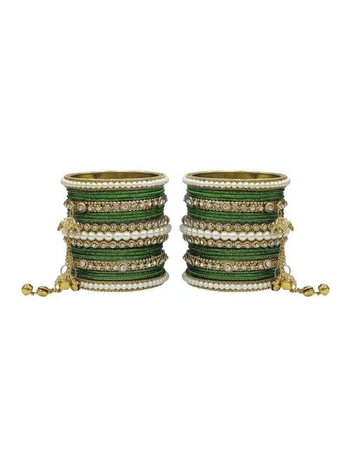 green gold tone bangles - 14323816 - Standard Image - 1