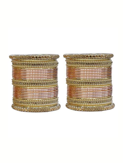 beige gold tone bangles - 14323881 - Standard Image - 1