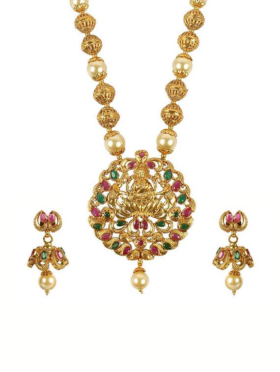 multi colored metal necklace - 14323984 - Zoom Image - 1