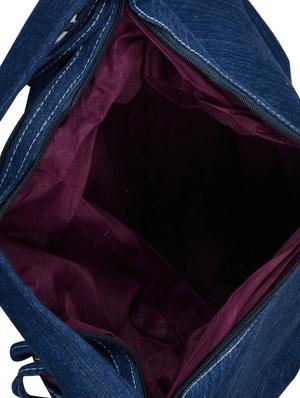 blue cotton regular handbag - 14326446 - Standard Image - 3