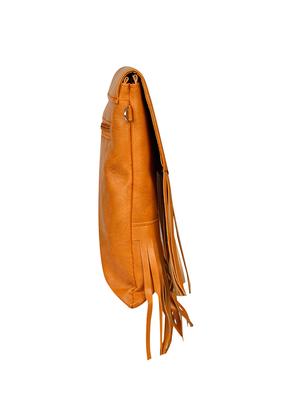 tan leatherette regular sling bag - 14326463 - Standard Image - 4