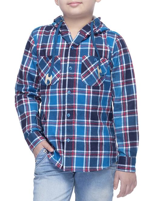 pocket patch checkered shirt - 14328214 - Standard Image - 1