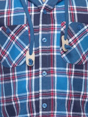 pocket patch checkered shirt - 14328214 - Standard Image - 5