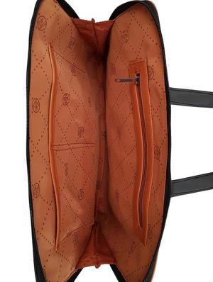 tan leatherette laptop bag - 14328381 - Standard Image - 3