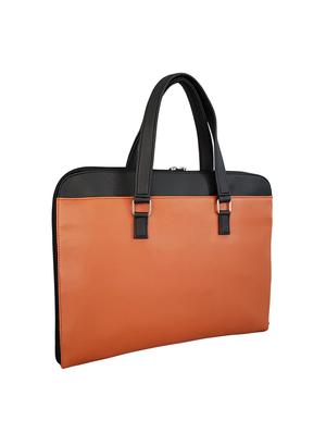 tan leatherette laptop bag - 14328381 - Standard Image - 4