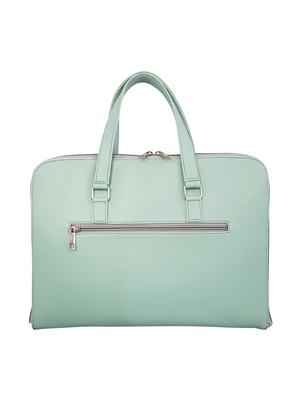 green leatherette laptop bag - 14328382 - Standard Image - 2
