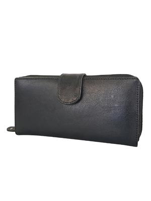 black leatherette wallet - 14328384 - Standard Image - 4
