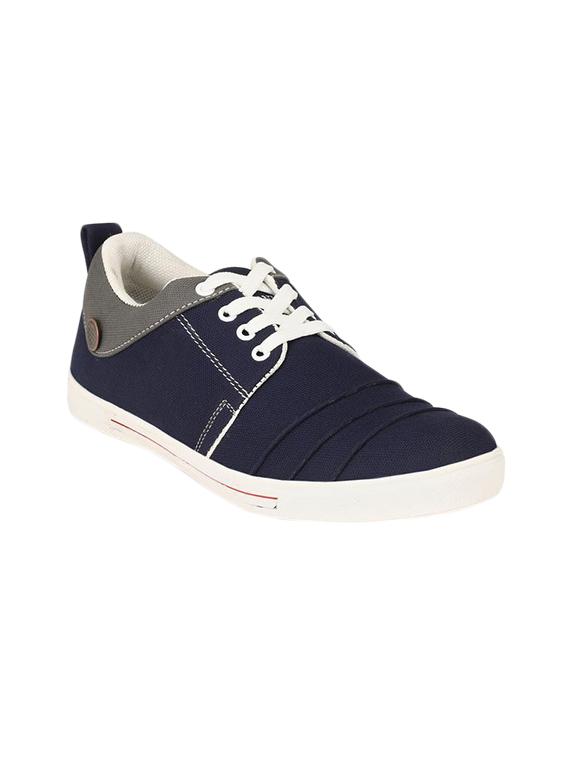 navy canvas lace up sneaker - 14329216 - Zoom Image - 1