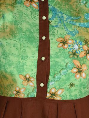 brown crepe straight kurta - 14329255 - Standard Image - 4