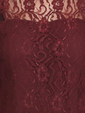 floral lace detail gathered maxi dress - 14329845 - Standard Image - 4