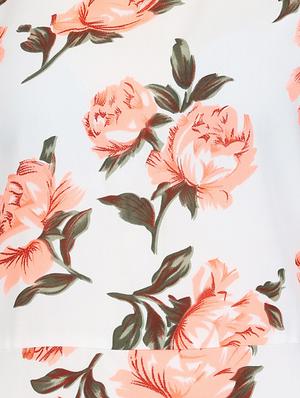 white floral high low dress - 14331044 - Standard Image - 4