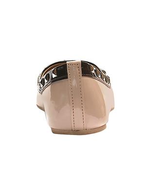 beige patent slip on ballerina - 14331909 - Standard Image - 3