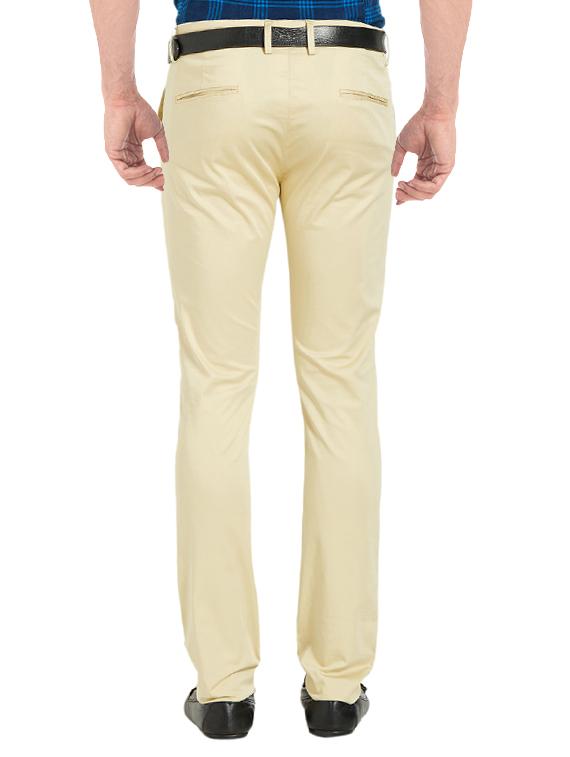 beige cotton chinos - 14331986 - Zoom Image - 3