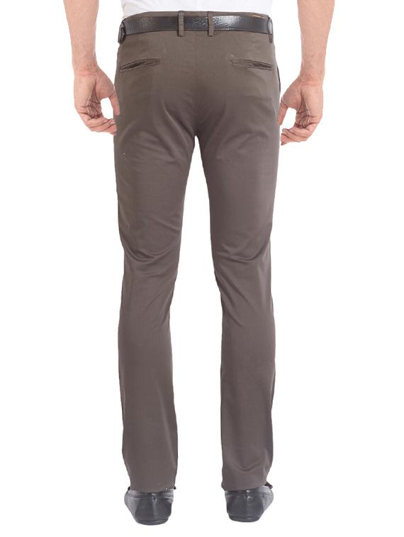 brown cotton chinos - 14331987 - Zoom Image - 4