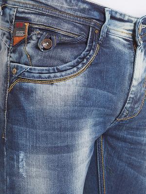 blue cotton jean - 14331988 - Standard Image - 4