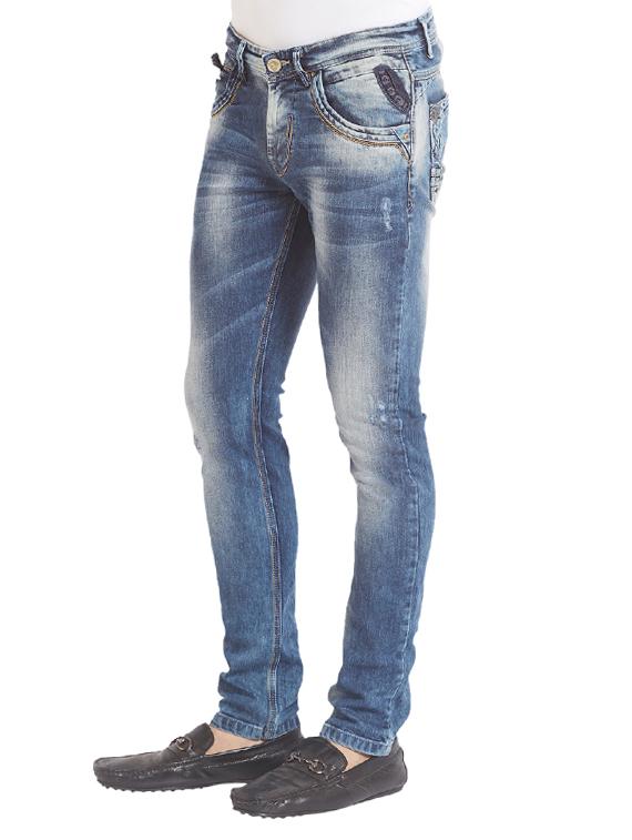 blue cotton jean - 14331988 - Zoom Image - 2