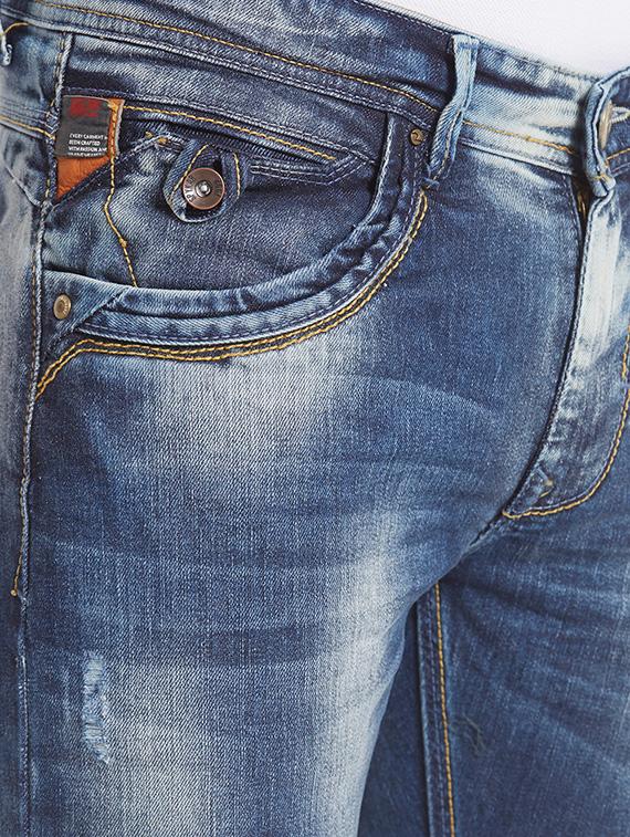 blue cotton jean - 14331988 - Zoom Image - 4