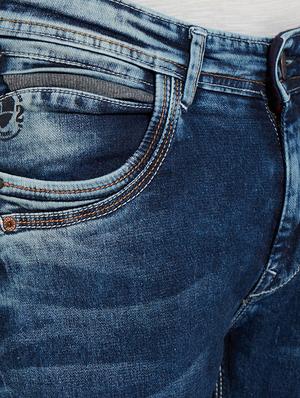 blue light washed jeans - 14331989 - Standard Image - 4