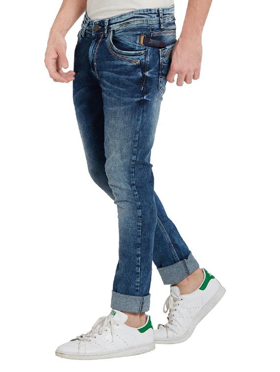 blue light washed jeans - 14331989 - Zoom Image - 2